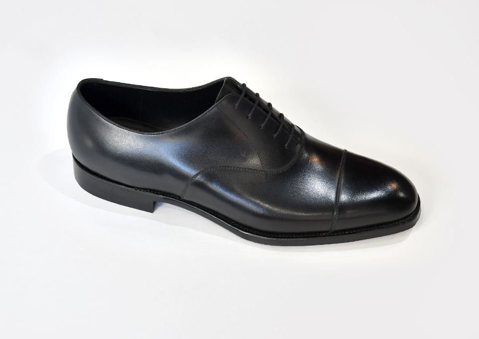 Cap Toe Oxford for Men's size（Black）