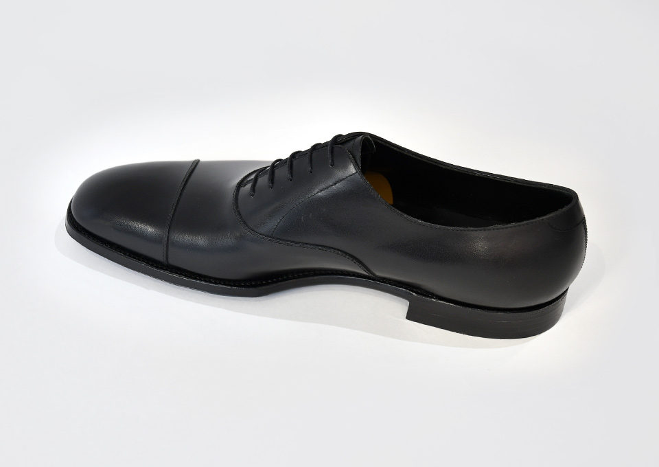 Cap Toe Oxford for Men's size（Black）