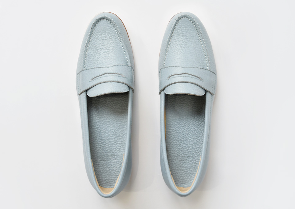 写真 Dove Tail Loafer(Sky Blue)