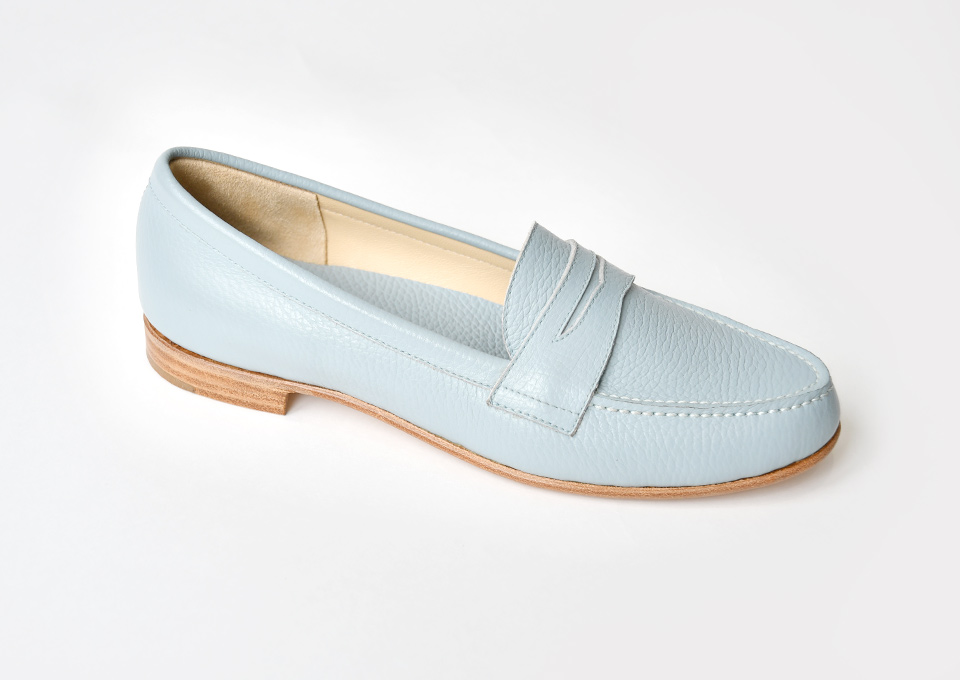 写真 Dove Tail Loafer(Sky Blue)